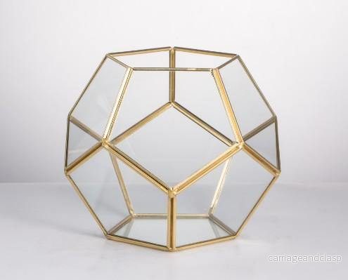 Geometrisk terrarium glasvas | Veska - Bild 3