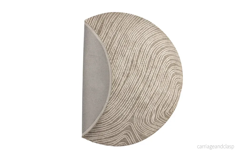 Melle Rund Matta Beige - Bild 3
