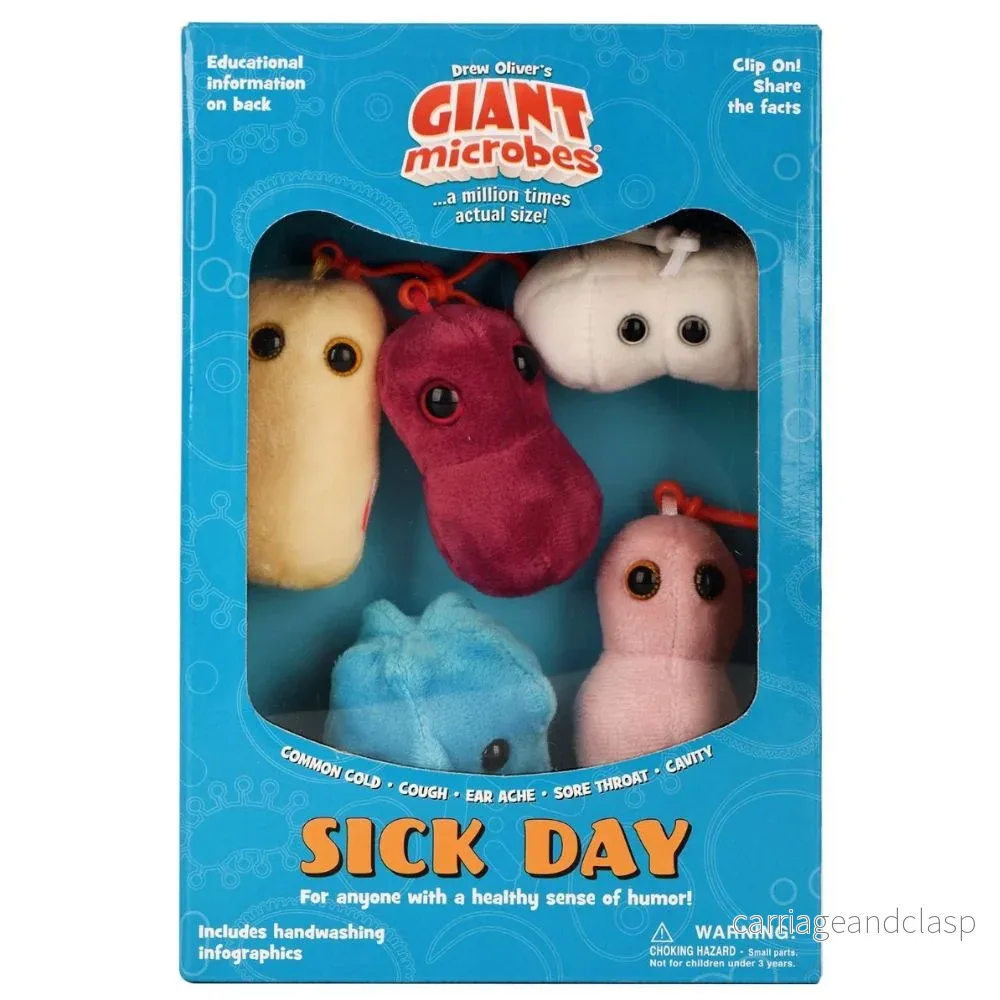 GIANTmicrobes – Sjukdag (Sick Day) Plysch Presentbox