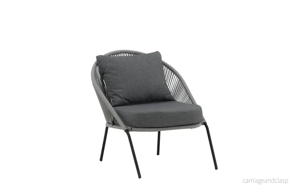Lindos Loungefåtölj Grå - Bild 3