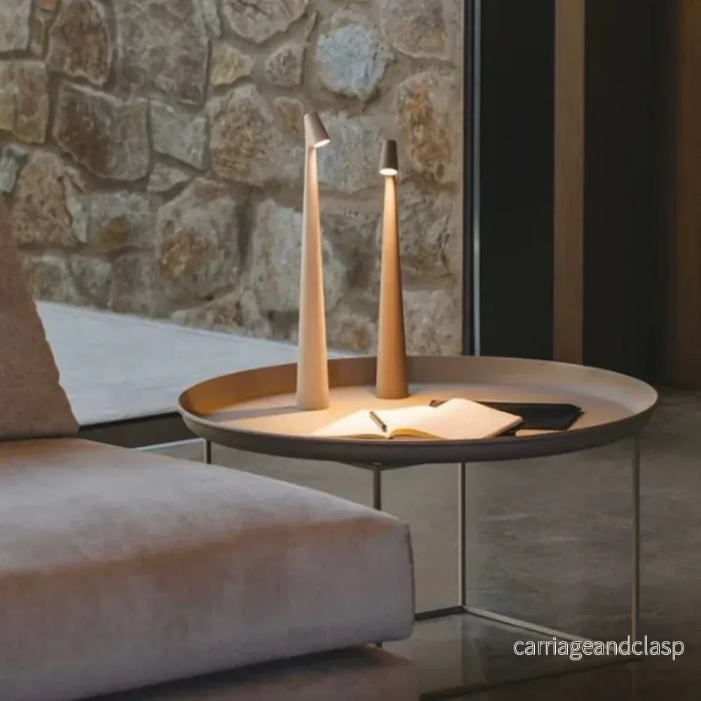 Veska | Trådlös Skandinavisk Minimalistisk LED Bordslampa - Bild 2