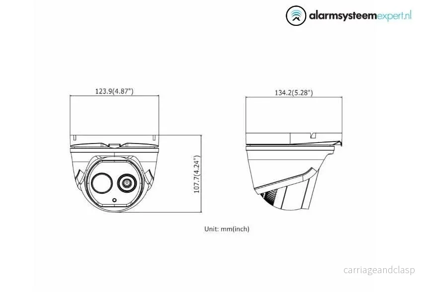 Hikvision DS-2TD1228-2/QA, Dome-kamera med termiskt bi-spektrum, svart - Bild 2