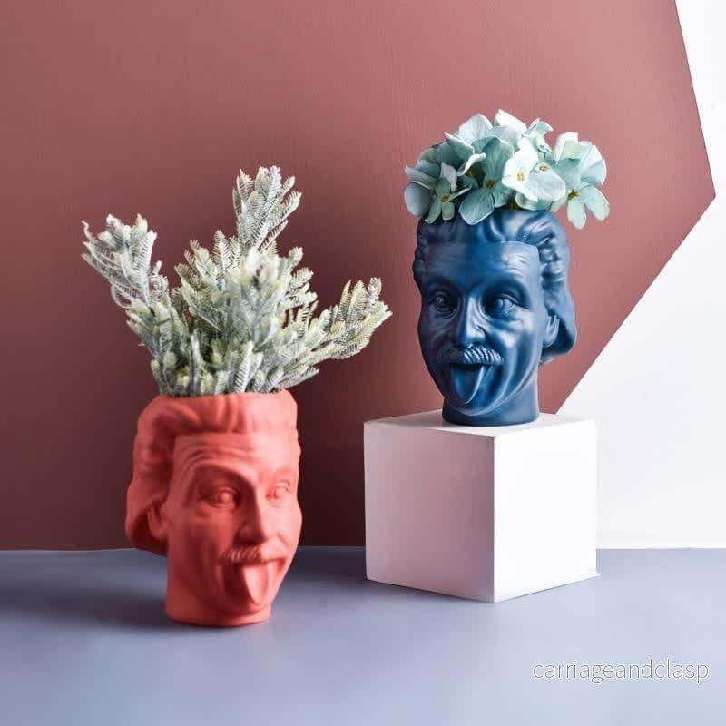 Kreativ Porträtt Vask Blomkruka Pennhållare | Veska - Bild 2
