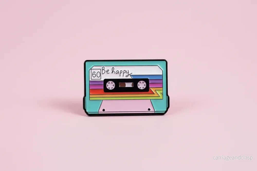 Pin – Kassettband ”Be happy”