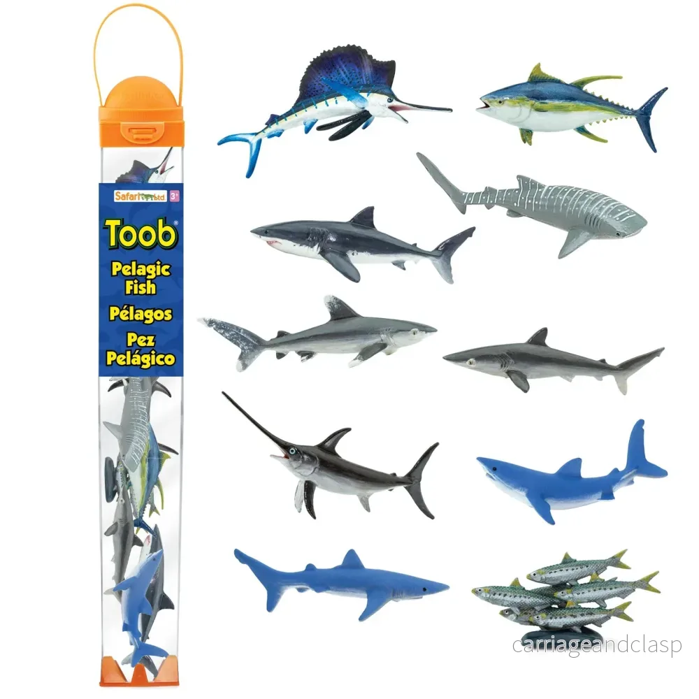 Safari Ltd - Pelagiska Fiskar TOOB®