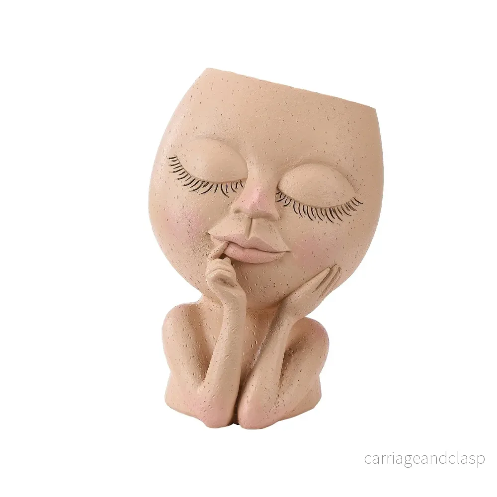 Thoughtful Lady Planter | Veska Thoughtful Lady Planter | Veska