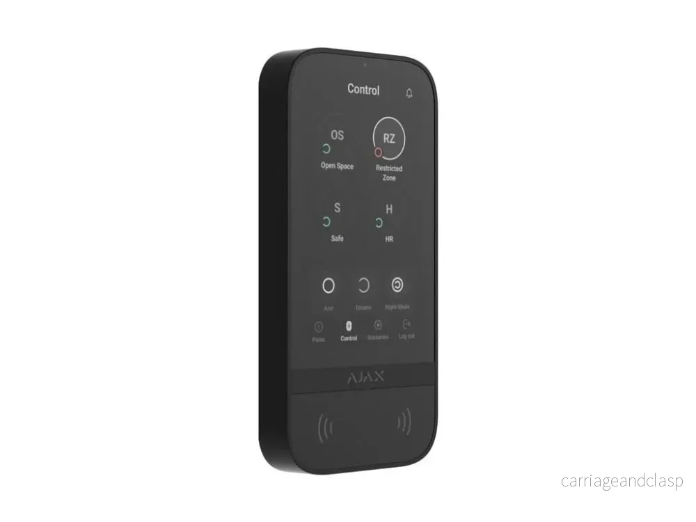 Ajax Systems KeyPad TouchScreen Svart Ajax Systems KeyPad TouchScreen Svart