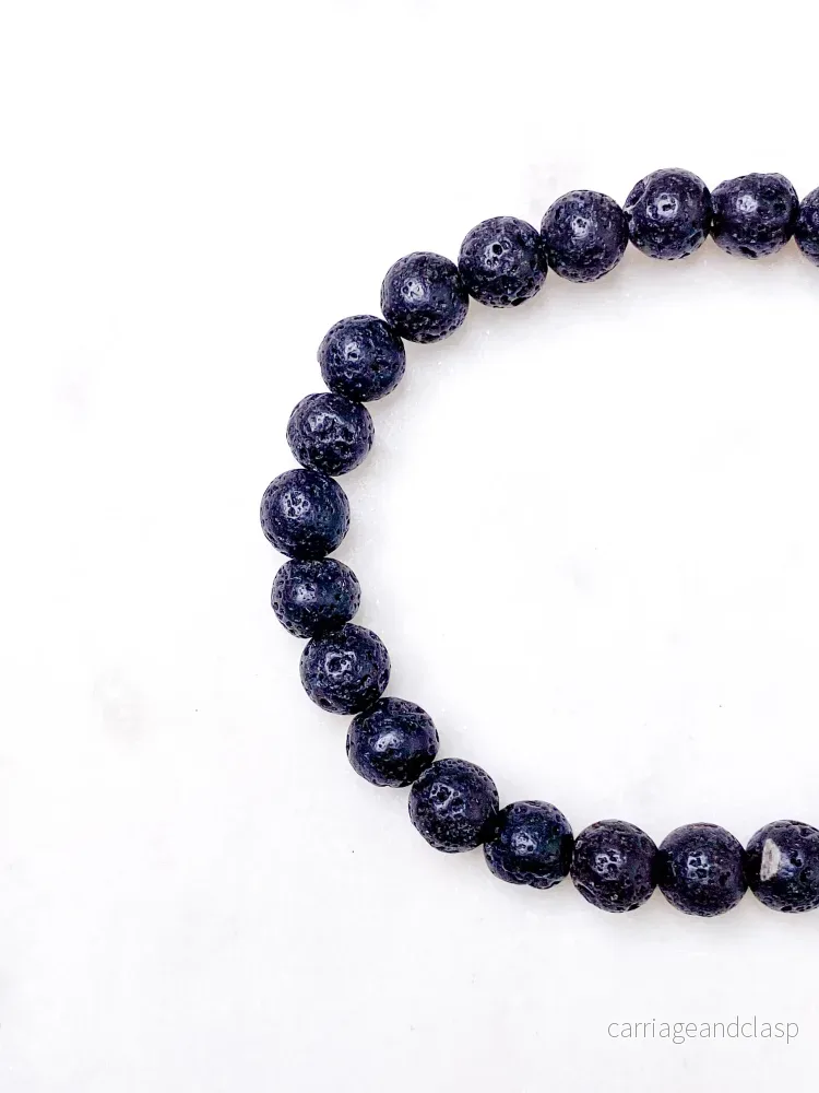 Armband med lavasten Armband med lavasten