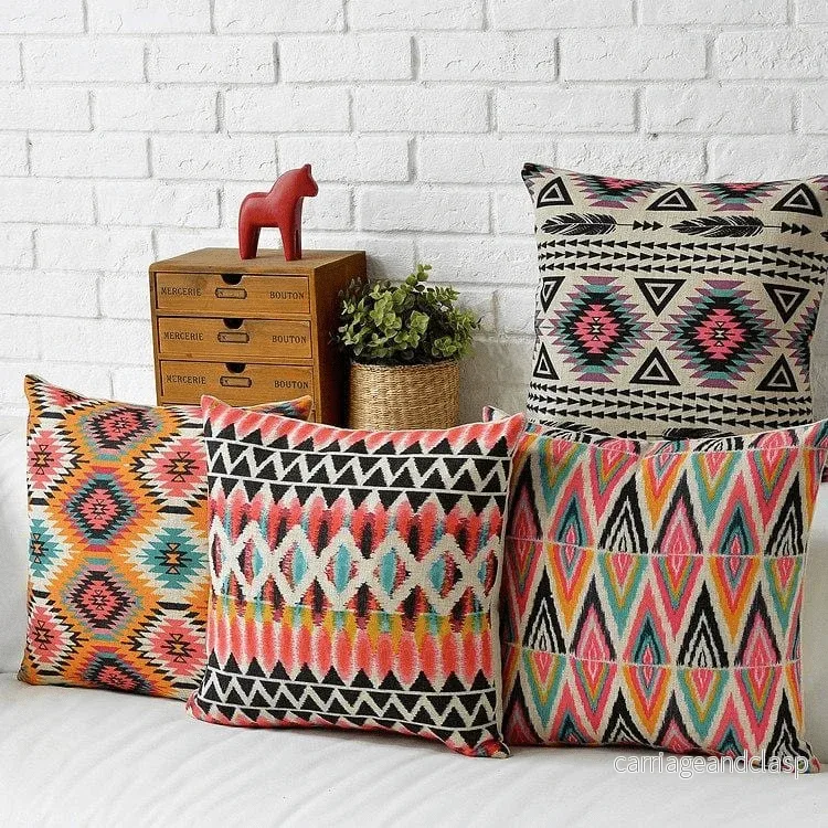 Geometrisk Boho Kuddöverdrag | Veska - Bild 3