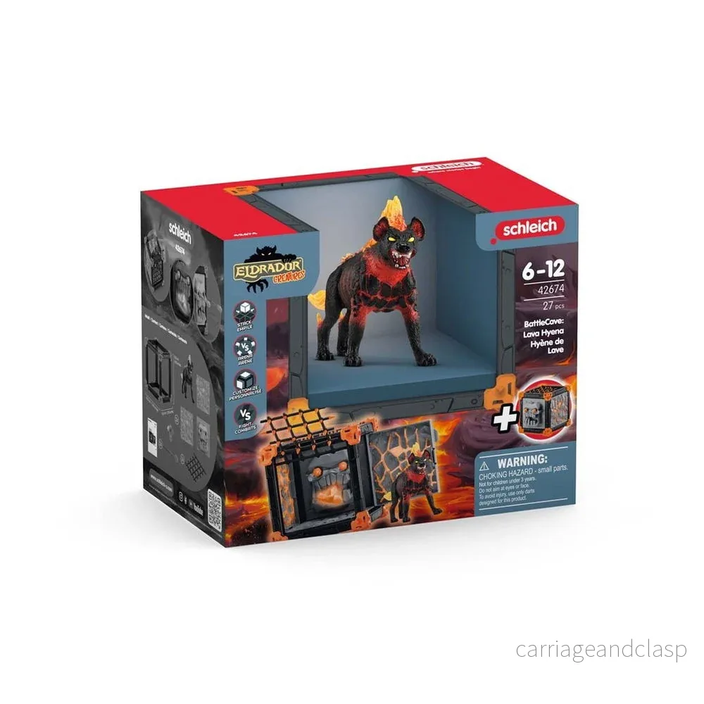 Schleich ELDRADOR® CREATURES - BattleCave Lava Hyena