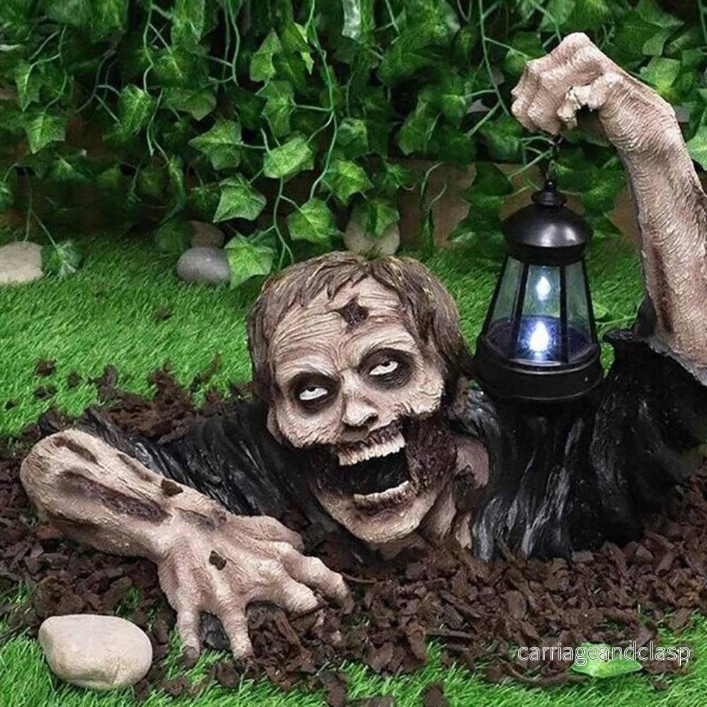 Zombie Statue Halloween Dekoration | Veska