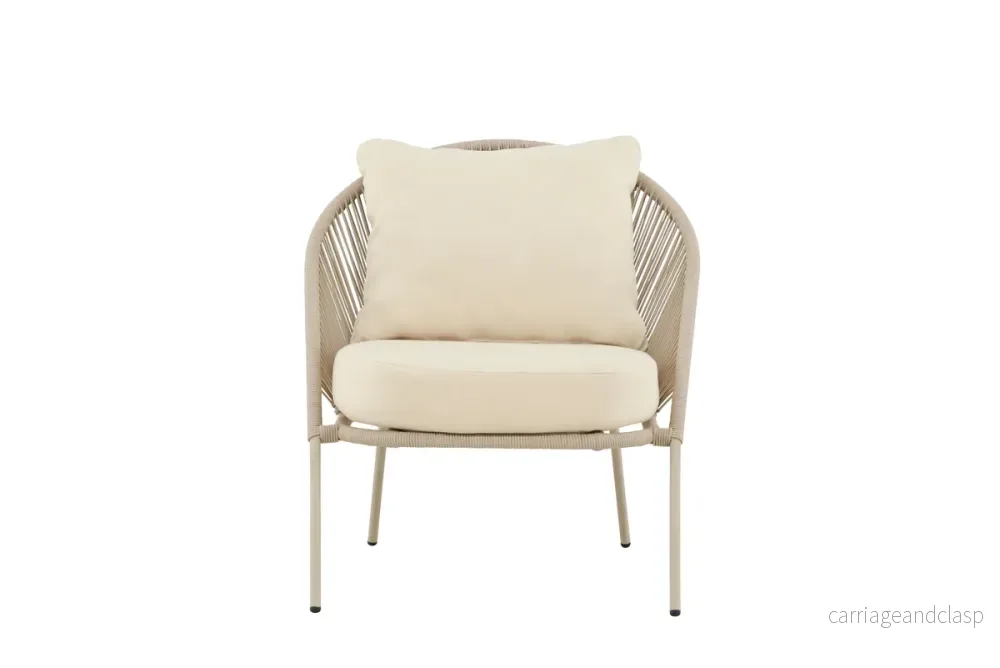 Lindos Loungefåtölj Beige - Bild 2