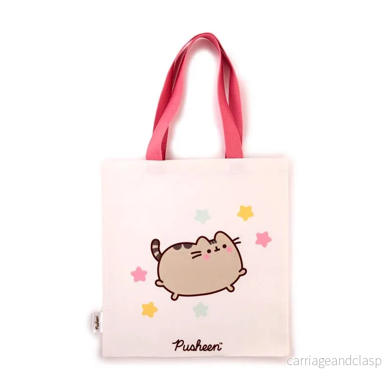 Pusheen the Cat återanvändbar tygväska för shopping och vardag Pusheen the Cat återanvändbar tygväska för shopping och vardag