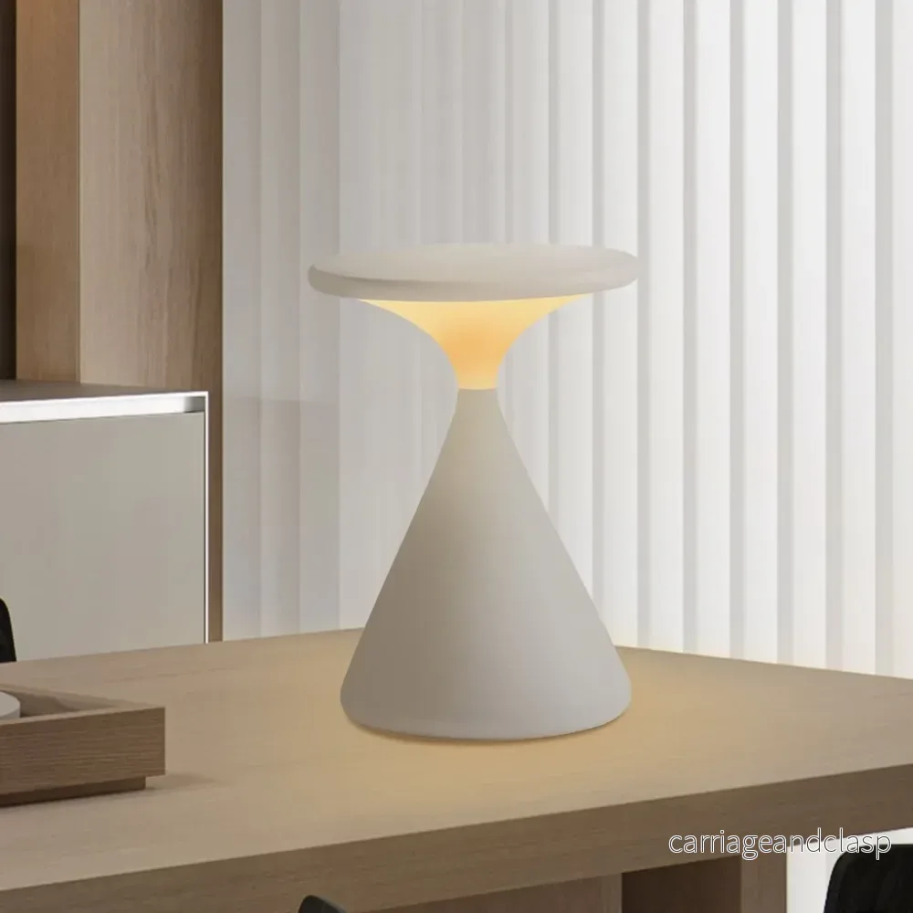 Aeron Hourglass Trådlös LED Bordslampa – Uppladdningsbar, Dimbar, Modern Design | Veska - Bild 3