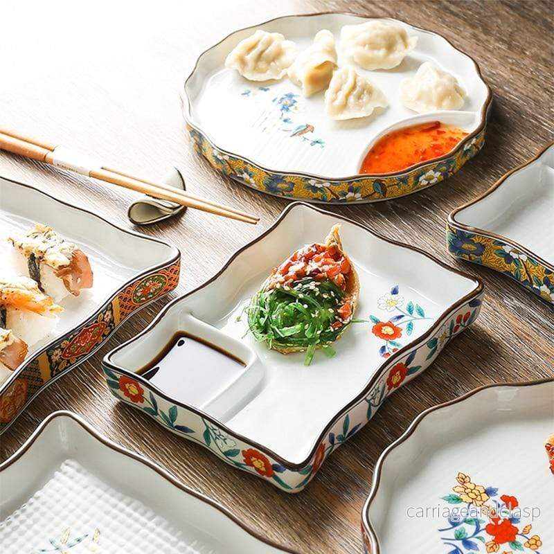 Japansk stil rektangulär tallrik | Veska - Bild 3