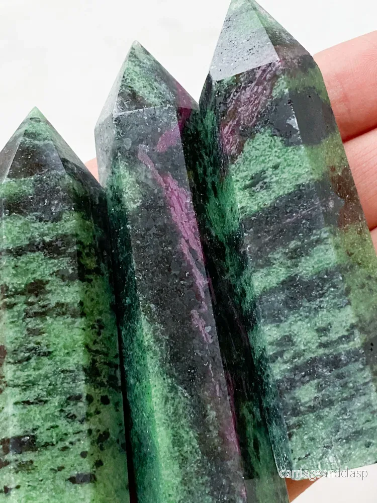 Rubin Zoisit Tower (Anyolite) - Bild 3