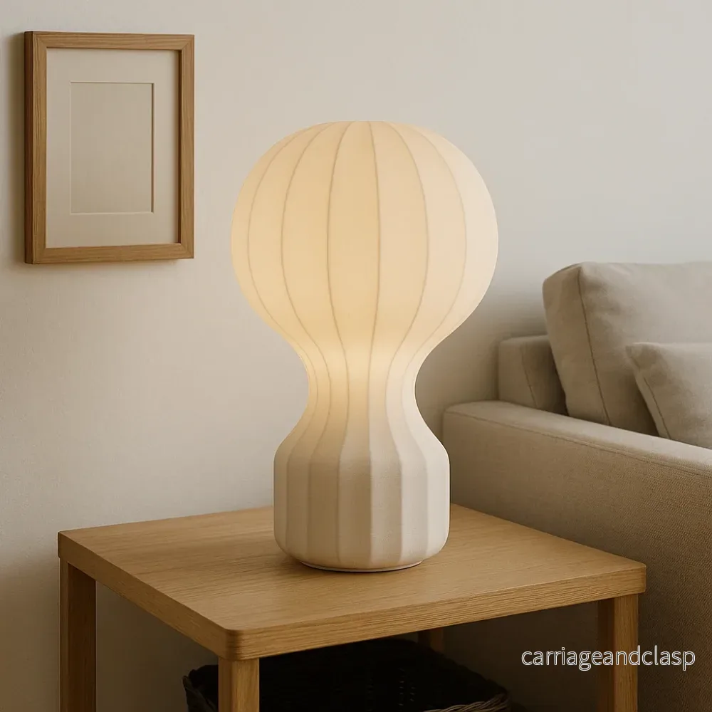 Silka | Wabi Sabi Silkes Bordsmodell – Varm LED Ljus | Veska - Bild 2