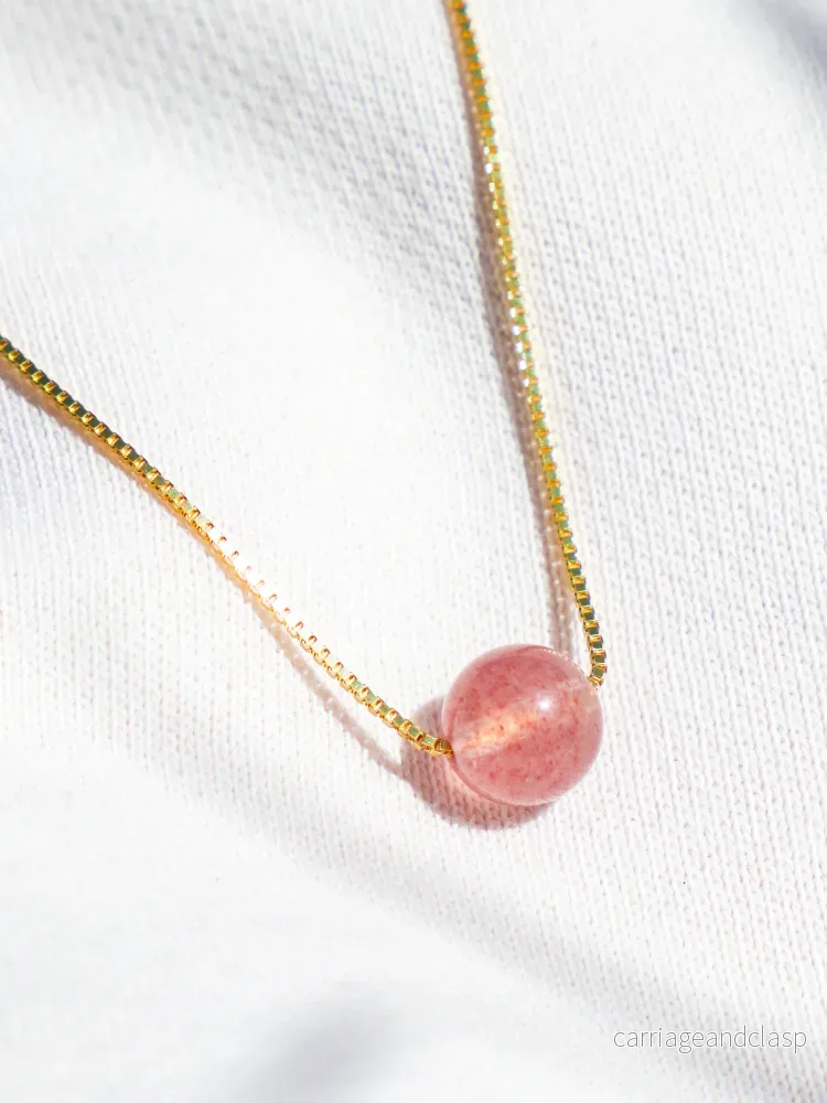Akvamarin – Petite Heart – Guld