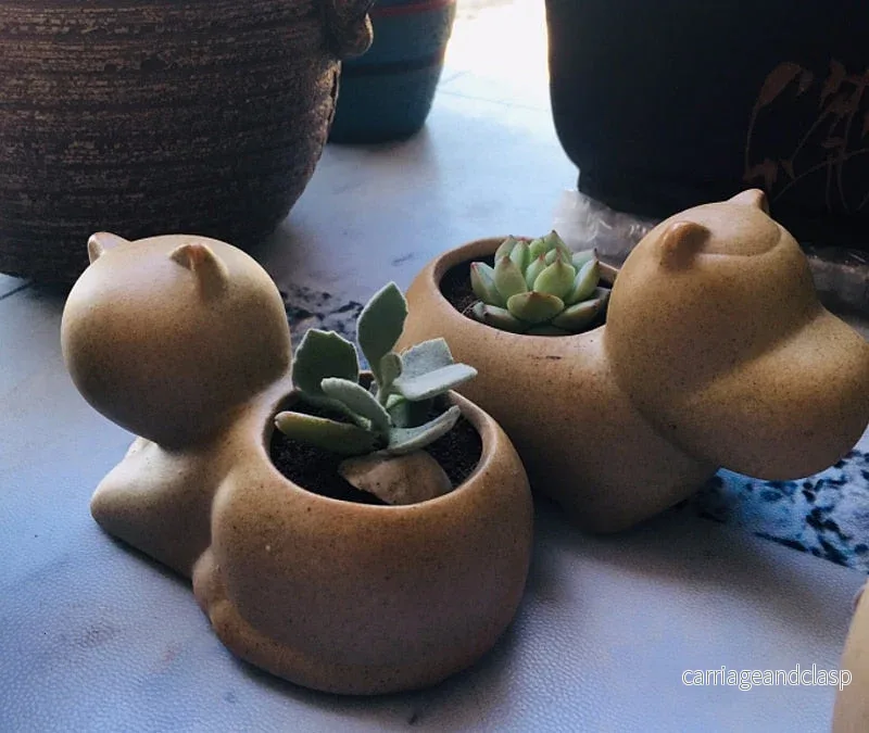Elefant Minimal Keramisk Blomkruka | Veska - Bild 2