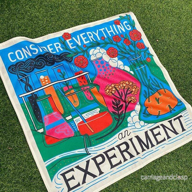 Överväg Allt som ett Experiment Tapestry | Veska