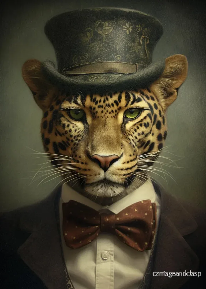 Prickig perfektion – Leoparden med blick för stil