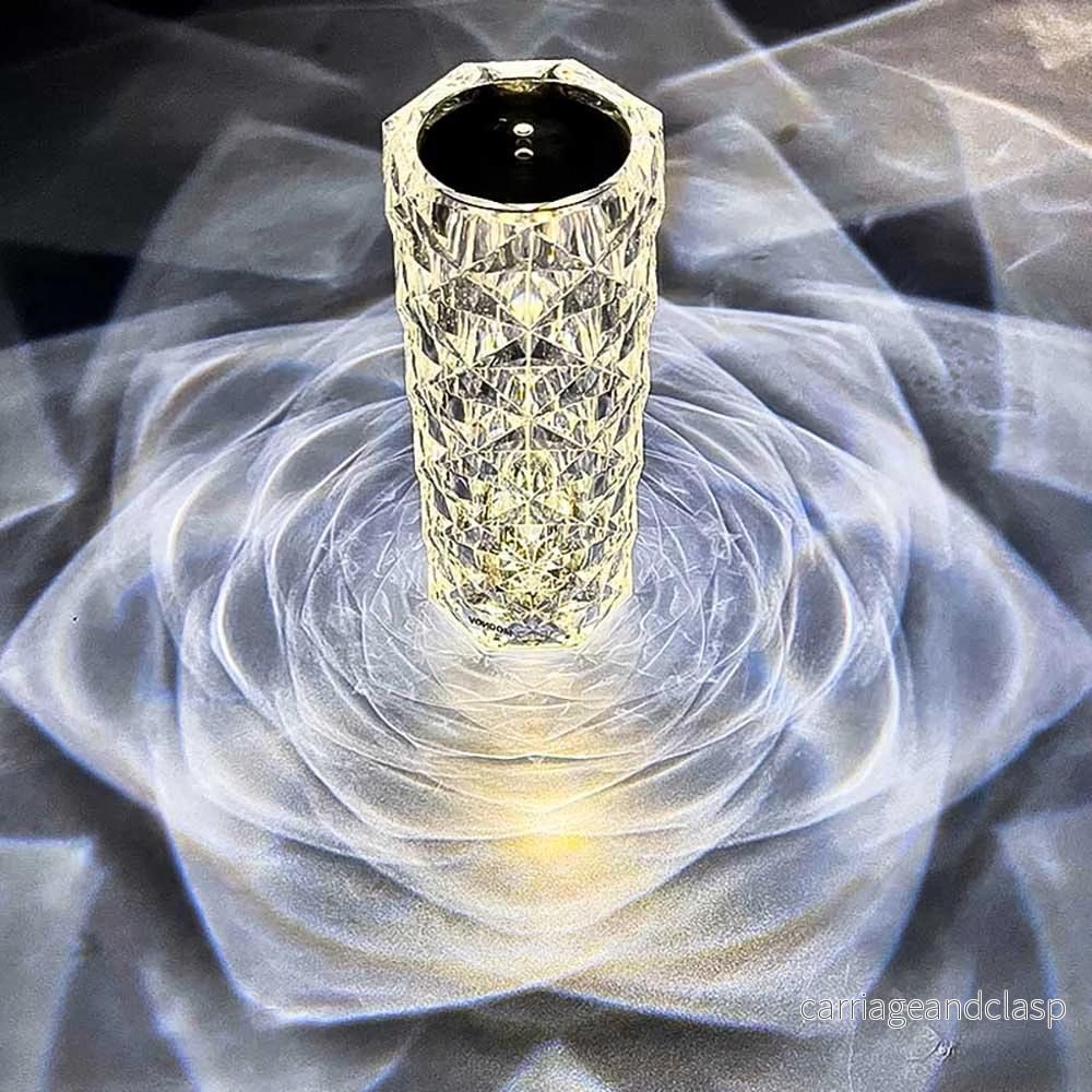 Rose Rays Kristall Diamant Bordslampa | Veska