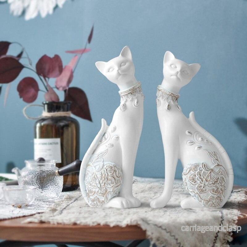 Resin Katt Figurer | Veska - Bild 3