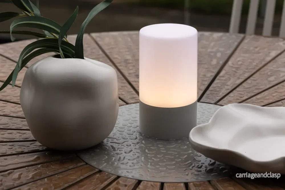 Tubu Bordslampa Grå