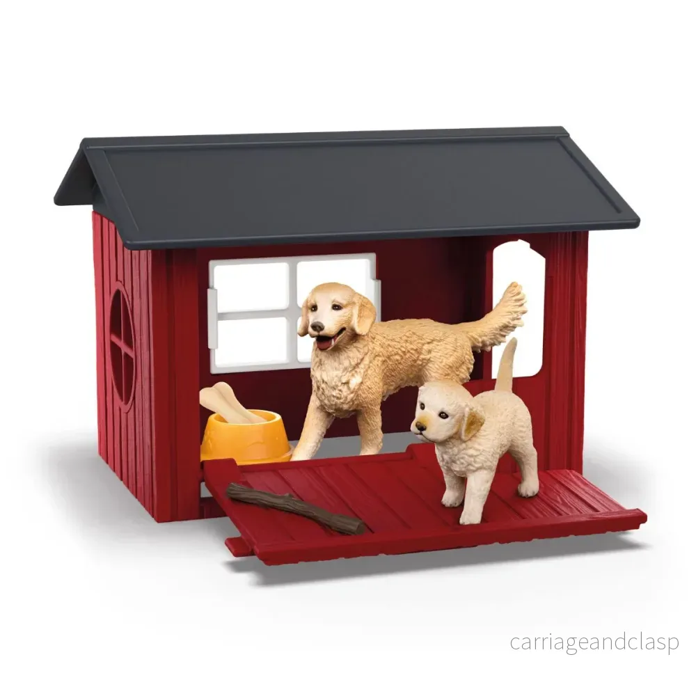 Schleich - Hundkennel med Golden Retriever - Bild 3