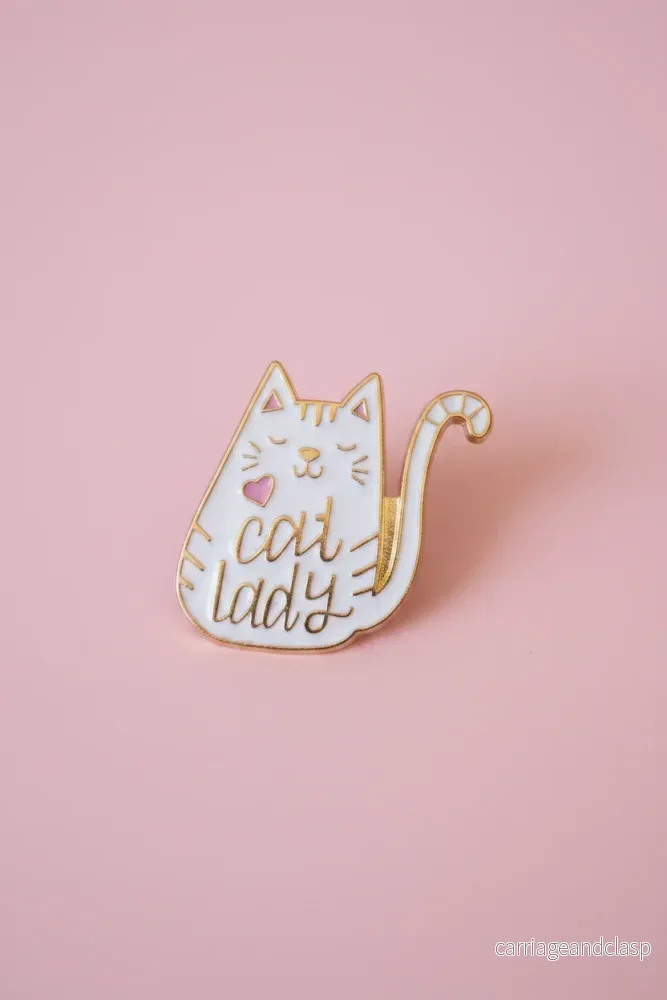Pin – ”Cat lady”