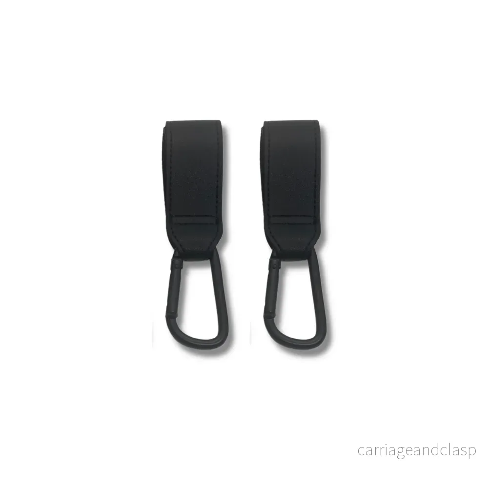 Krok till barnvagn, Sort 2pk