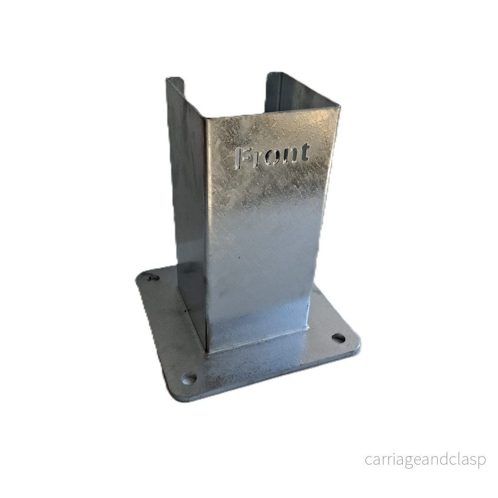 AlarmsystemExpert.co.uk Platt monteringsfot för Intercom-kolonn 15x15cm
