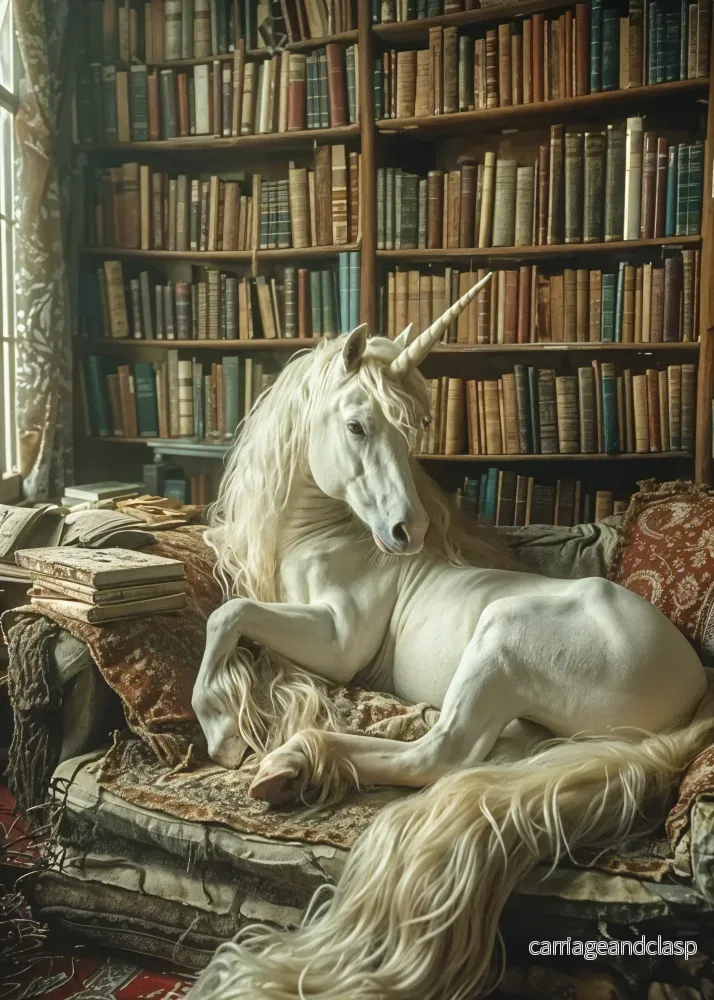 Enhörning i bibliotek