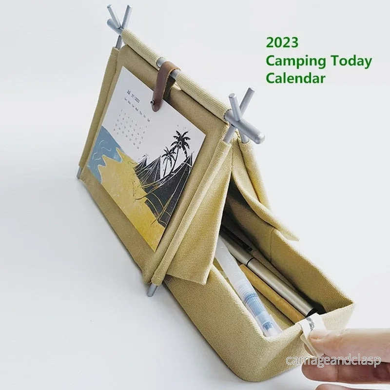 Camping Dreams Tält Skrivbord Kalender | Veska - Bild 3