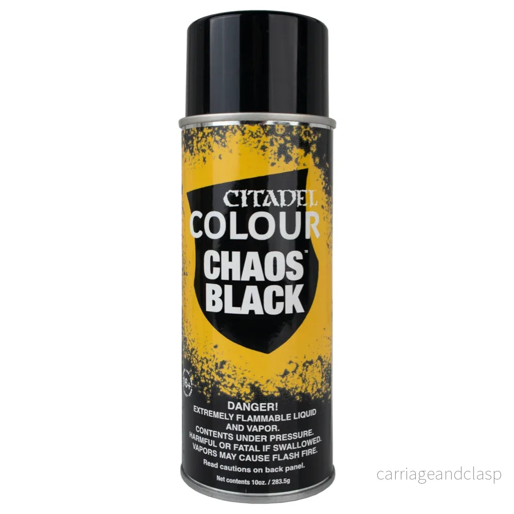 Warhammer: Citadel - Spray - Chaos Black