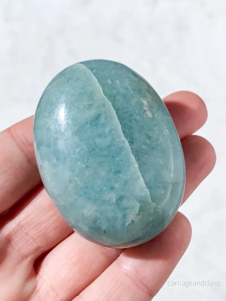 Akvamarin Palmstone (Nr. 6) - Bild 2