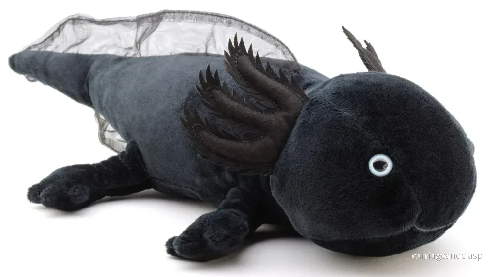 Uni Toys - Axolotl (svart) Gosedjur