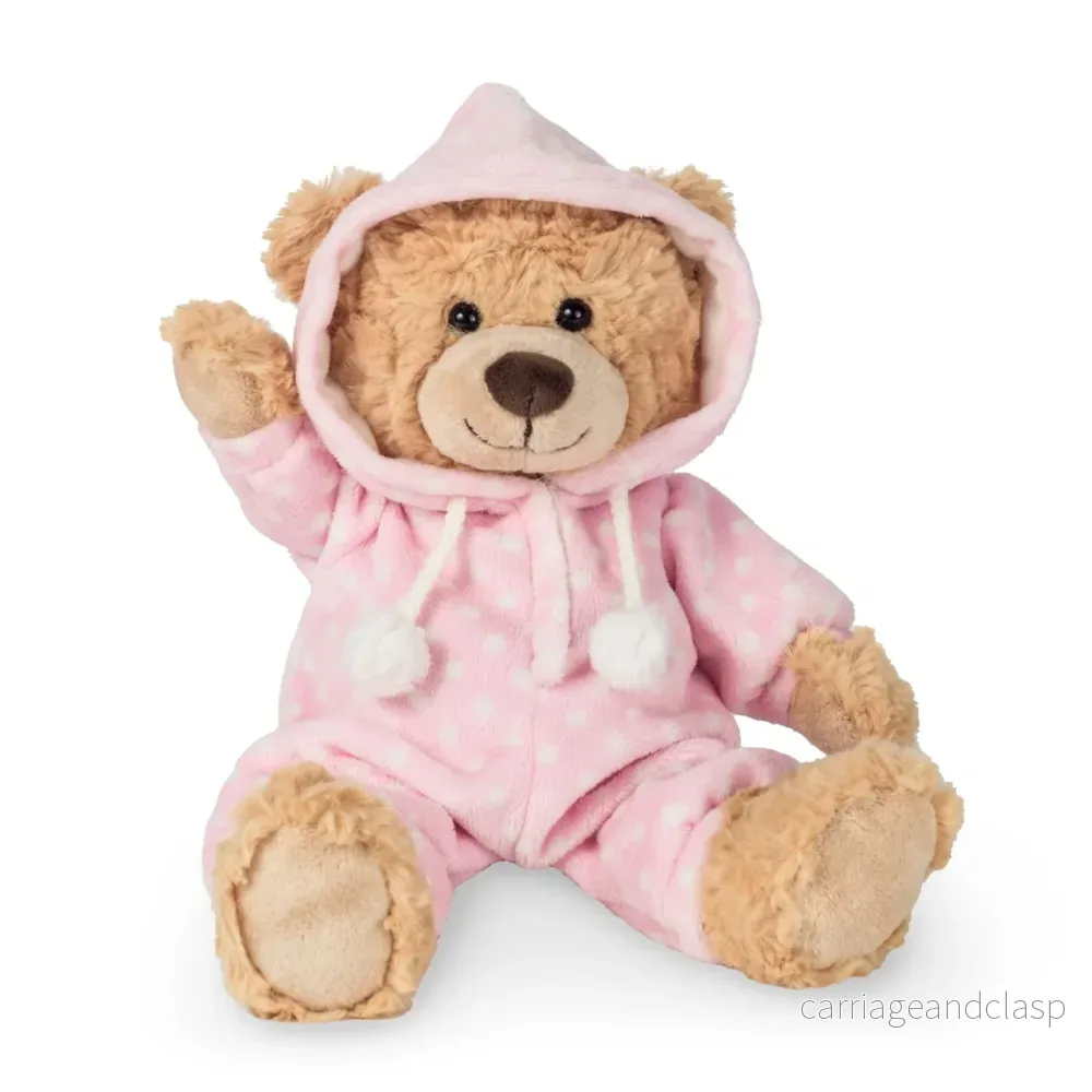 Hermann Teddy - Teddy med rosa pyjamas Gosedjur