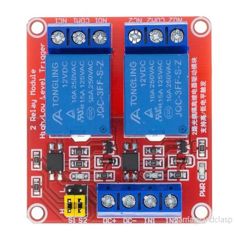AlarmsystemExpert.co.uk Relämodul 12v 4-kanals