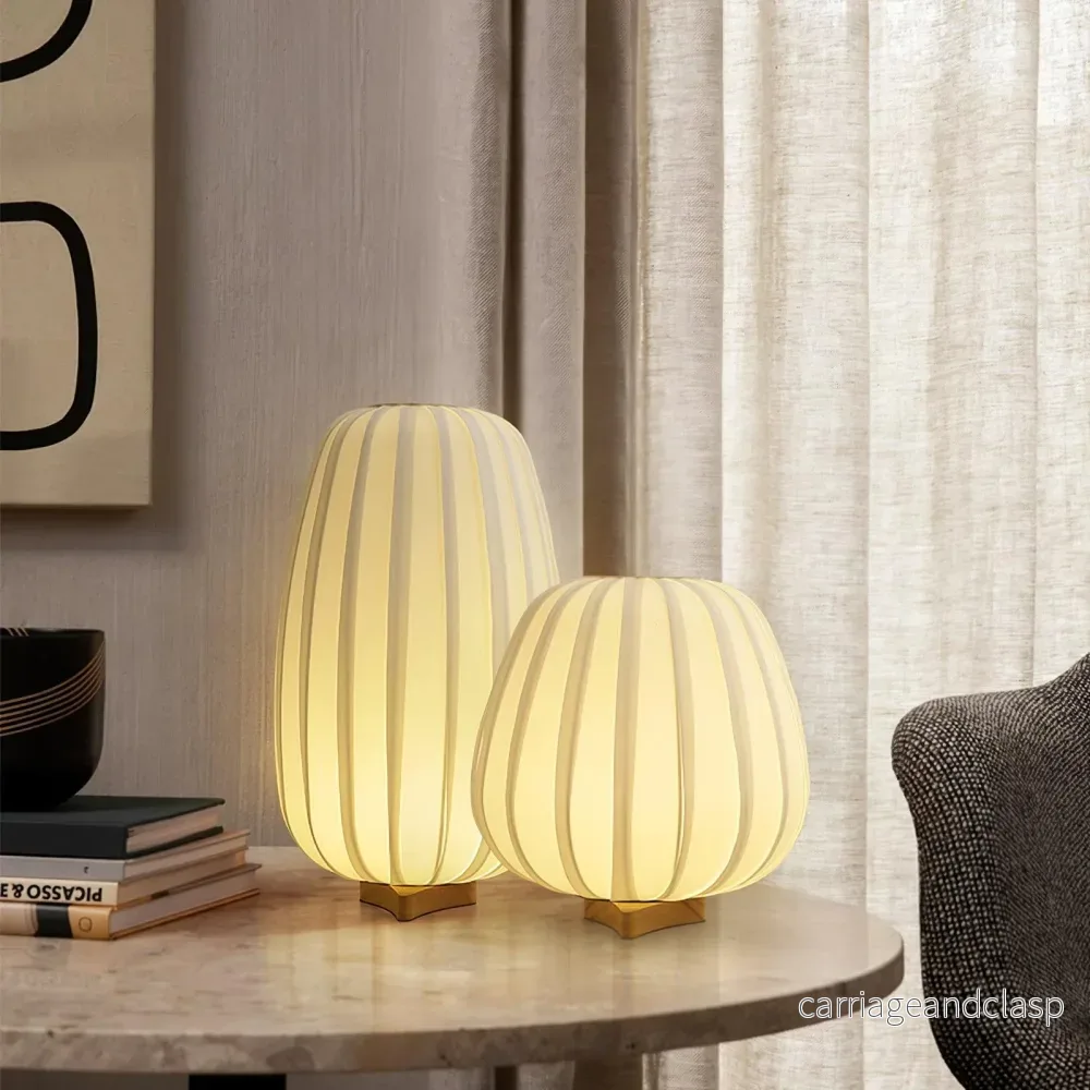Minimalistisk Bordslampa med Bambubas | Veska - Bild 3
