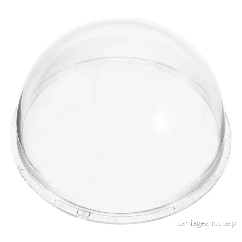 Polykarbonatkupol för kupolkamera, mått 100,6 mm × 56,2 mm