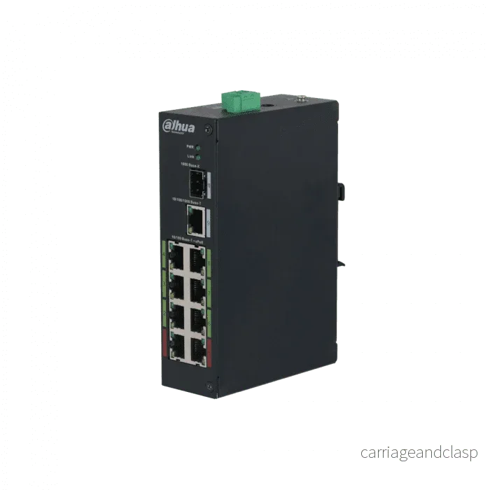 Dahua LR2110-8ET-120-V2, 8x PoE-switch (120W), 1x Uplink, 1x SFP