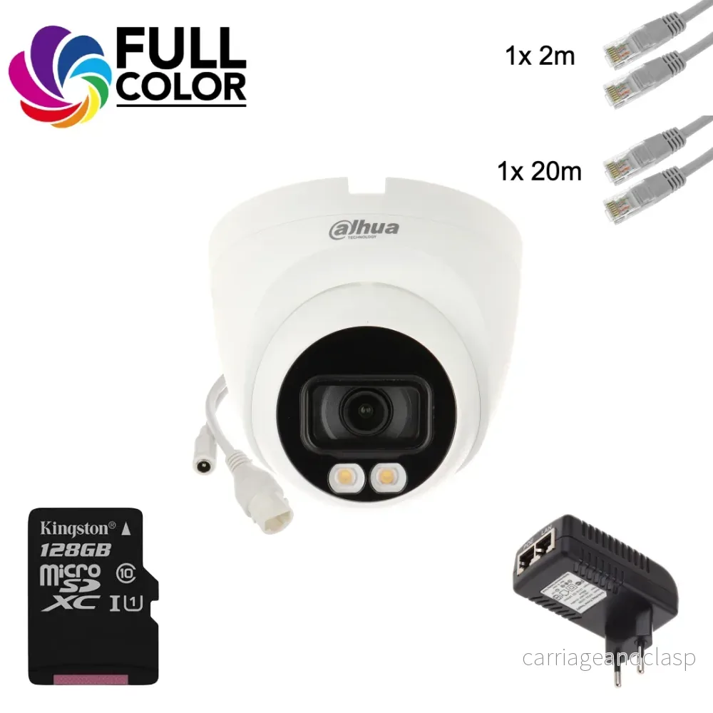 Dahua Stand Alone Camera Set Full-Color med alla tillbehör