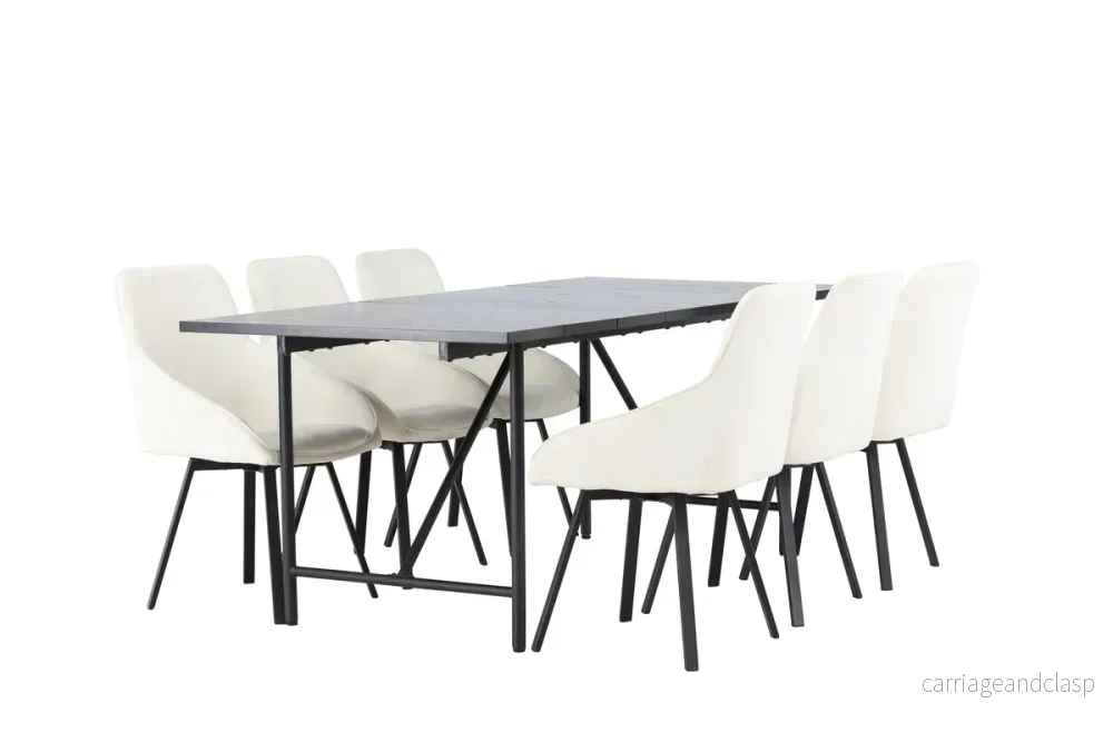 Astrid & Rosie Matgrupp Svart/Beige - Bild 2