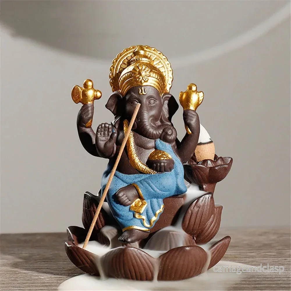 Ganesha Backflow Rökelsebrännare | Veska - Bild 3