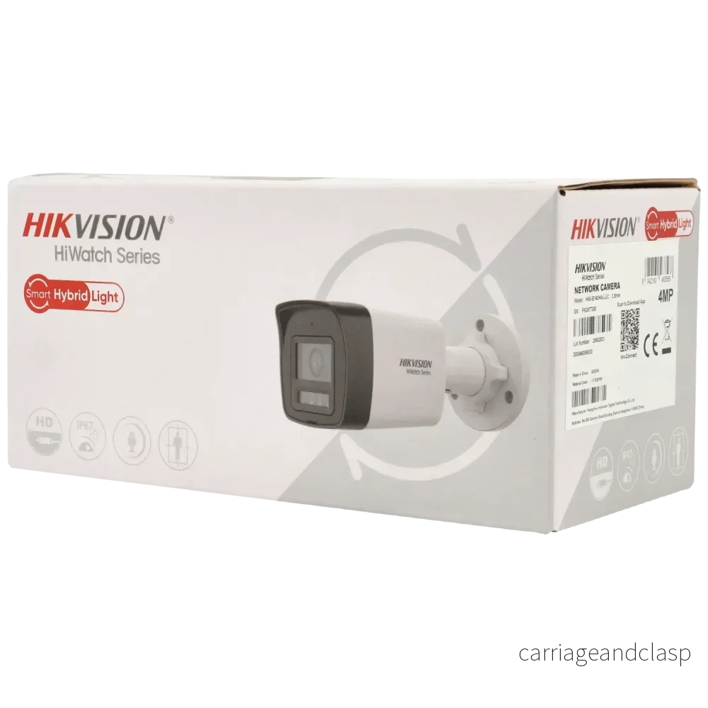 Hikvision HWI-B140HA-LUC, 4Mp 2,8mm mini Bullet, inbyggd mikrofon - Bild 3