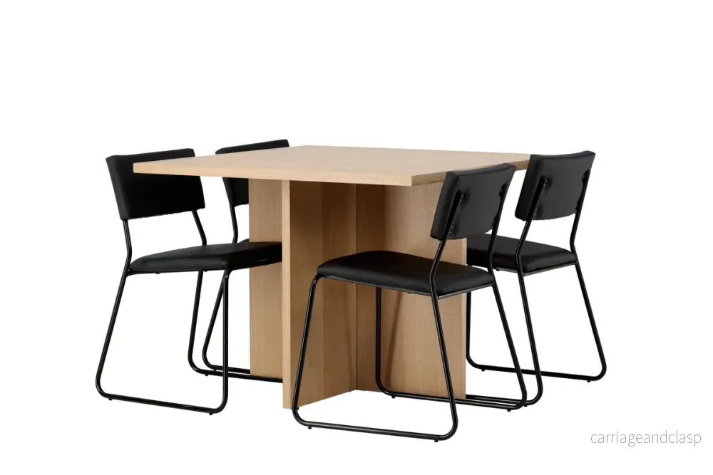 Kenth & Leo Matgrupp Svart/Natur - Bild 2