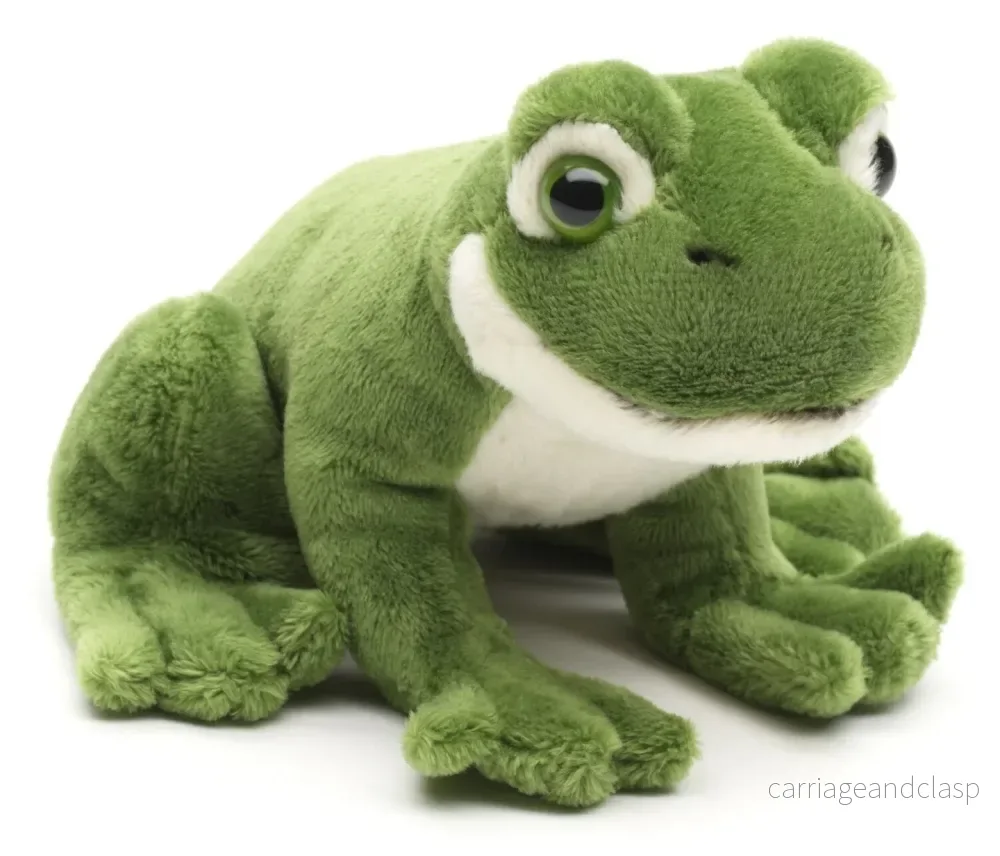 Uni Toys - Grön Groda Gosedjur