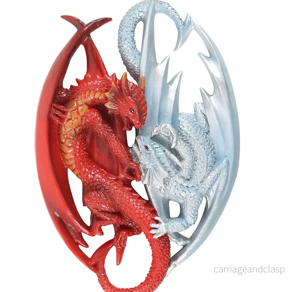 Anne Stokes - Fire and Ice Dragon (hängande prydnad) - Bild 2