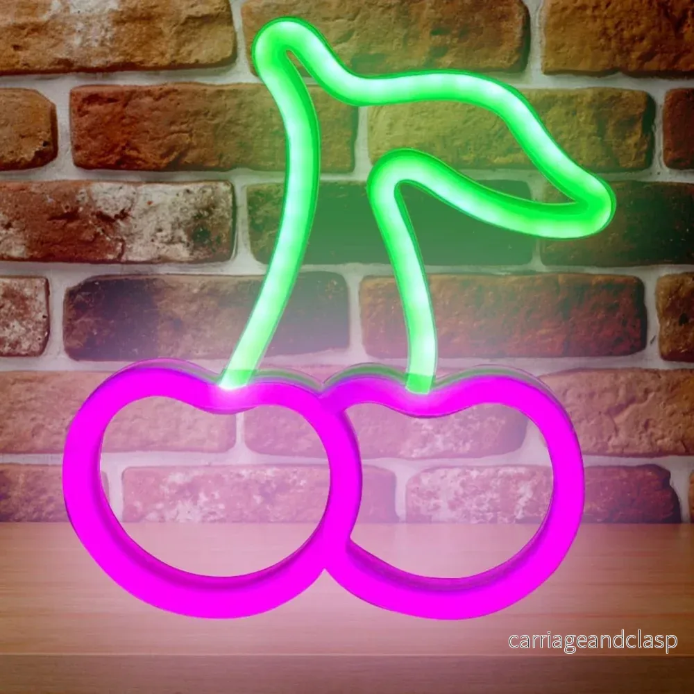 Cherry LED Neon Skylt | Veska - Bild 3